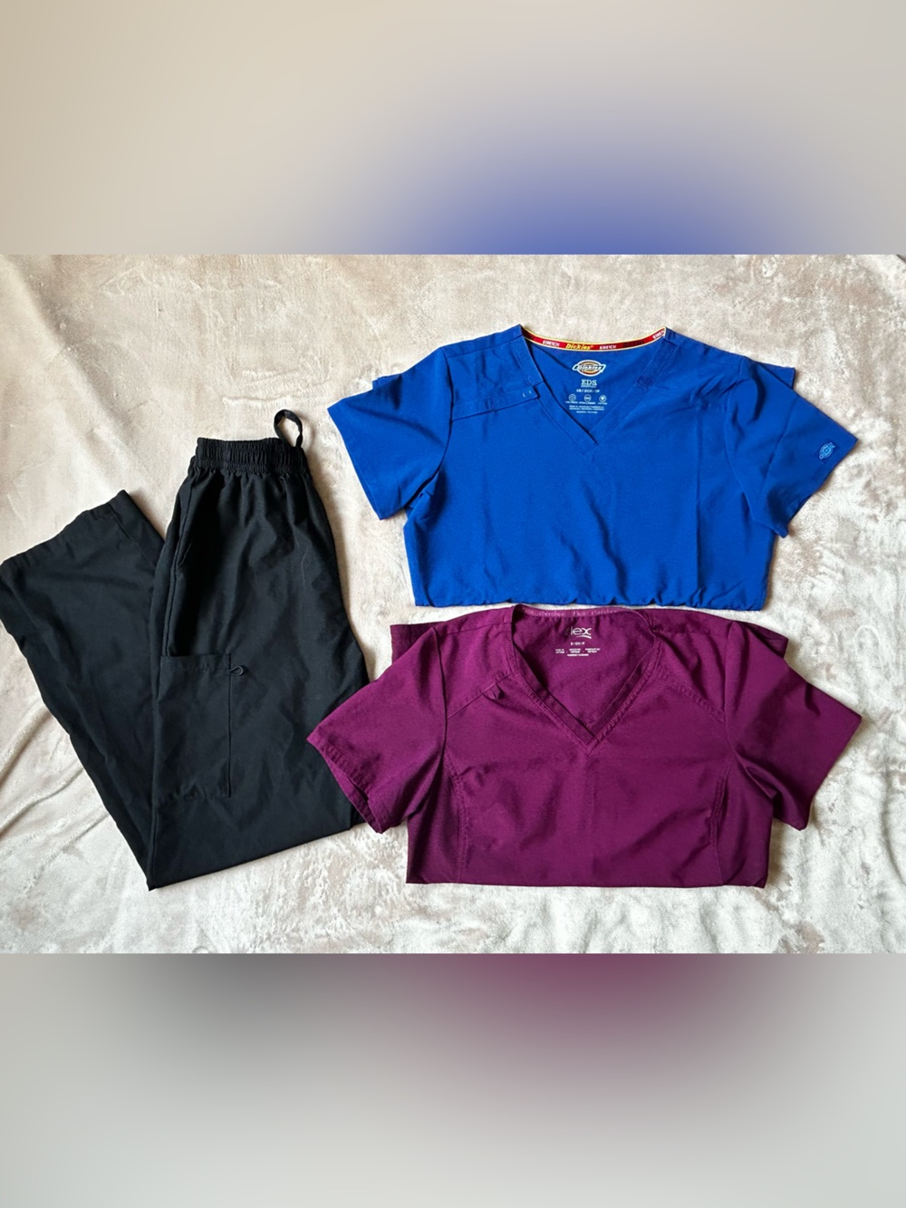 3-Piece Medical Scrub BUNDLE - Dickies NWOT, Cherokee iFlex & Pants XS